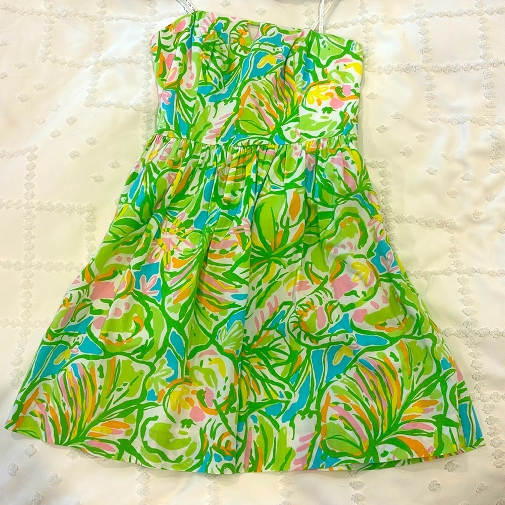 Lilly Pulitzer strapless dress